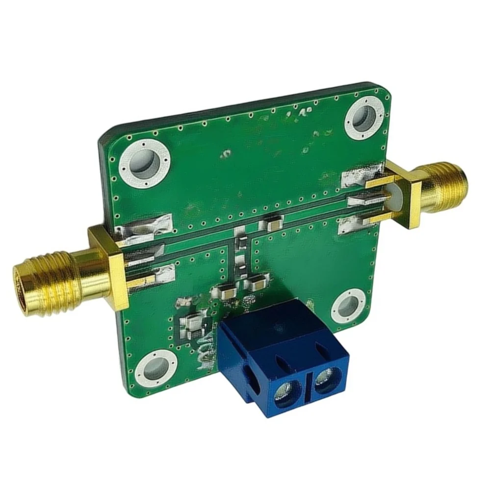 DC Coupled RF Bias Tee 10MHz-6GHz Frequency Range for For HAM Radio Equipment Female Input Output 50 Ohm System Impedance