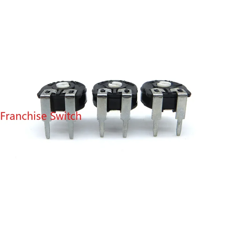 

10PCS PT10 Adjustable Resistance Horizontal Arrow Hole Potentiometer 500 Ω 2K 3K 3K5 4K5