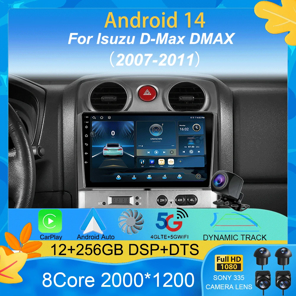 Car Radio Android 14 Carplay For Kia Cerato 3 K3 Forte 2013 2014 2015 2016 2017 2018 Auto Stereo Multimedia Player GPS Navigatio