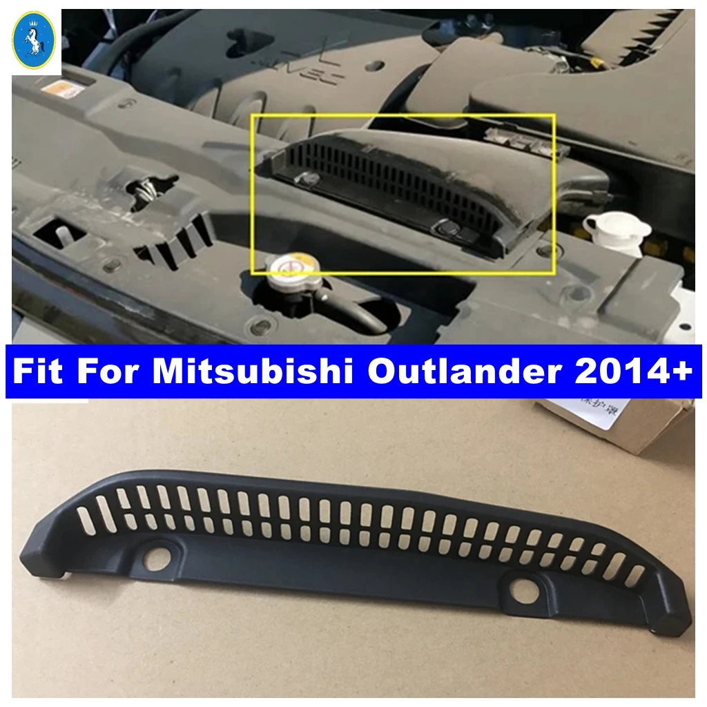 

For Mitsubishi Outlander 2014 - 2018 Auto Accessories Engine Warehouse Air Condition AC Inlet Vent Grille Protection Cover Trim