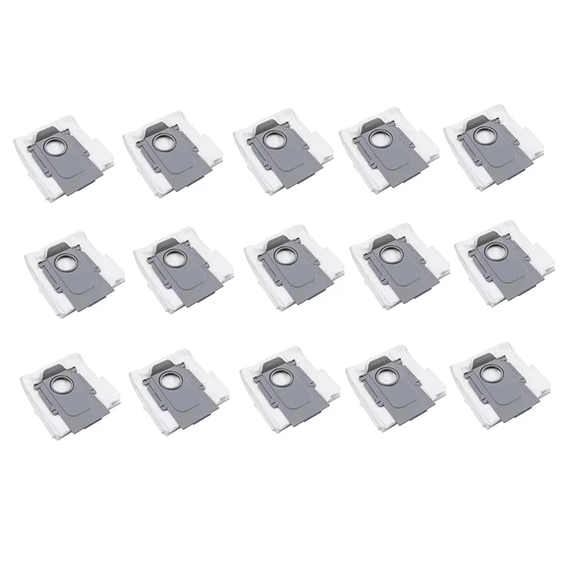 15 Pcs Dust Bags For Roborock S8 Maxv Ultra / P10 A7400RR / Qrevo / Qrevopro / Qrevo Maxv / Qrevos / Qrevoplus Sweeper