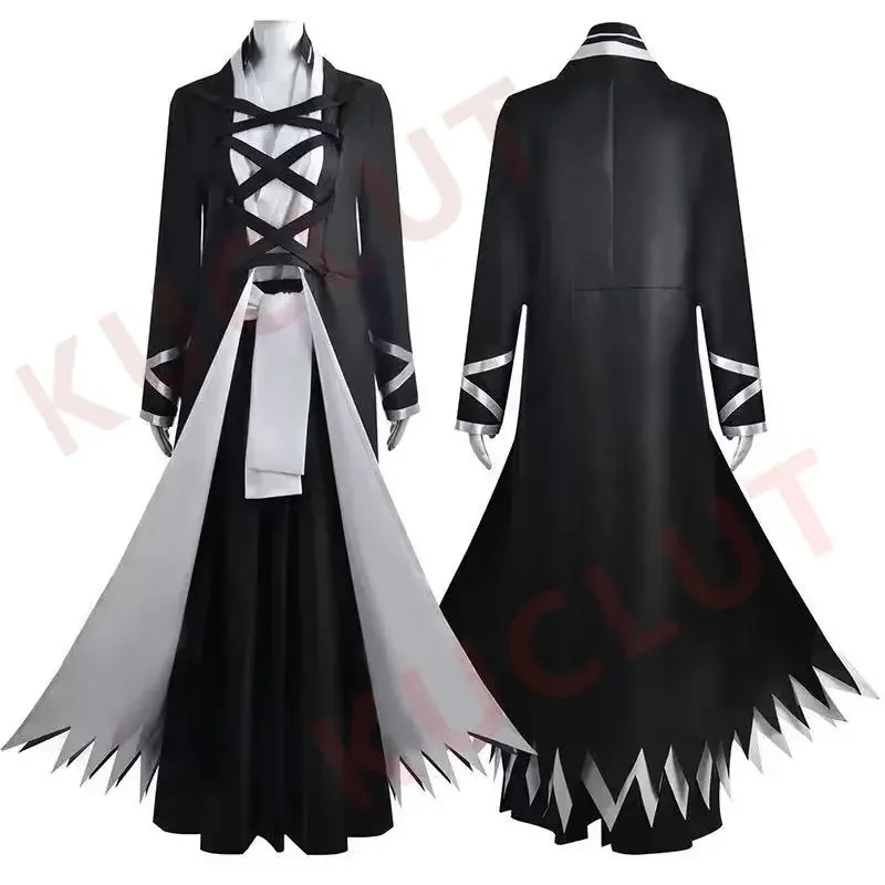 

Anime Bleach Costume Kurosaki Ichigo Cosplay Thousand-Year Blood War Wig Black Shinigami Attire Outfit Uniform Halloween Men Clo