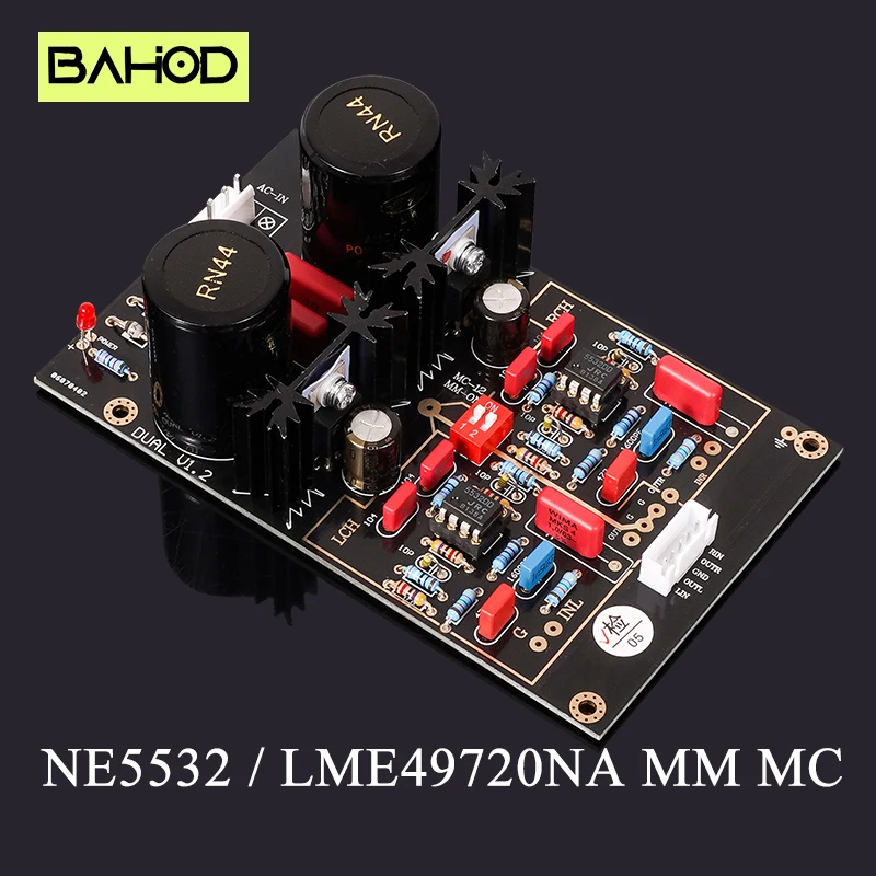 

NvarcherVinyl Player NE5532 / LME49720NA MM MC Phono Amplifier Reference Germany DUAL Circuit