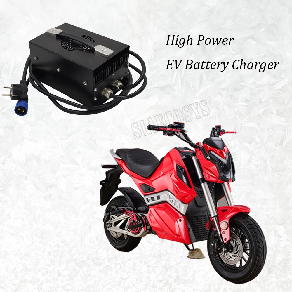 High Power 1800W 48V 60V 72V 20A CAN BUS EV Battery Charger for Electric motorbike and motorcycle