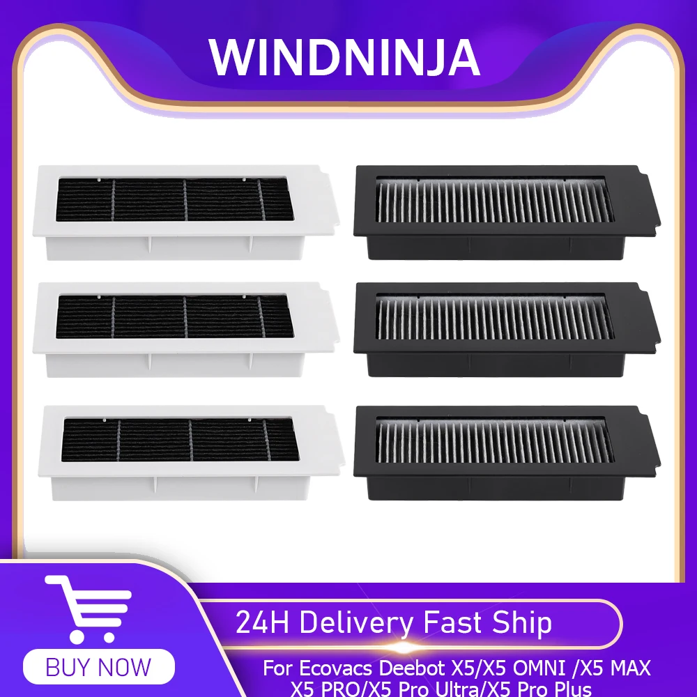 Hepa-Filter Teile für Ecovacs Deebot X5/X5 OMNI /X5 MAX /X5 PRO/X5 Pro Ultra/X5 Pro Plus Roboter Staubsauger Zubehör Teile