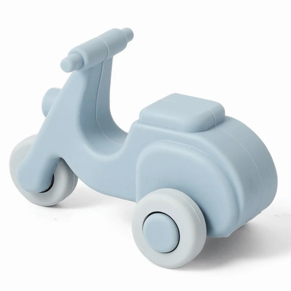 Gryzak rozwojowy dotykowy, gryzak silikonowy, silikon spożywczy, bez BPA, gryzak samochodowy, silikonowy gryzak samochodowy dla niemowląt