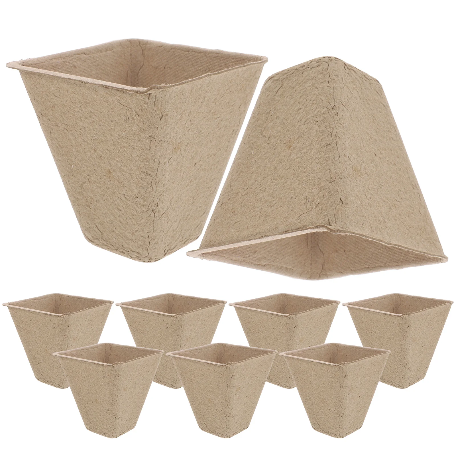 

50pcs Nursery Set Mini Starting Pots For Plants Diy Craft Kids Garden Germination Starter Cups Growing Pots With Drainage Holes