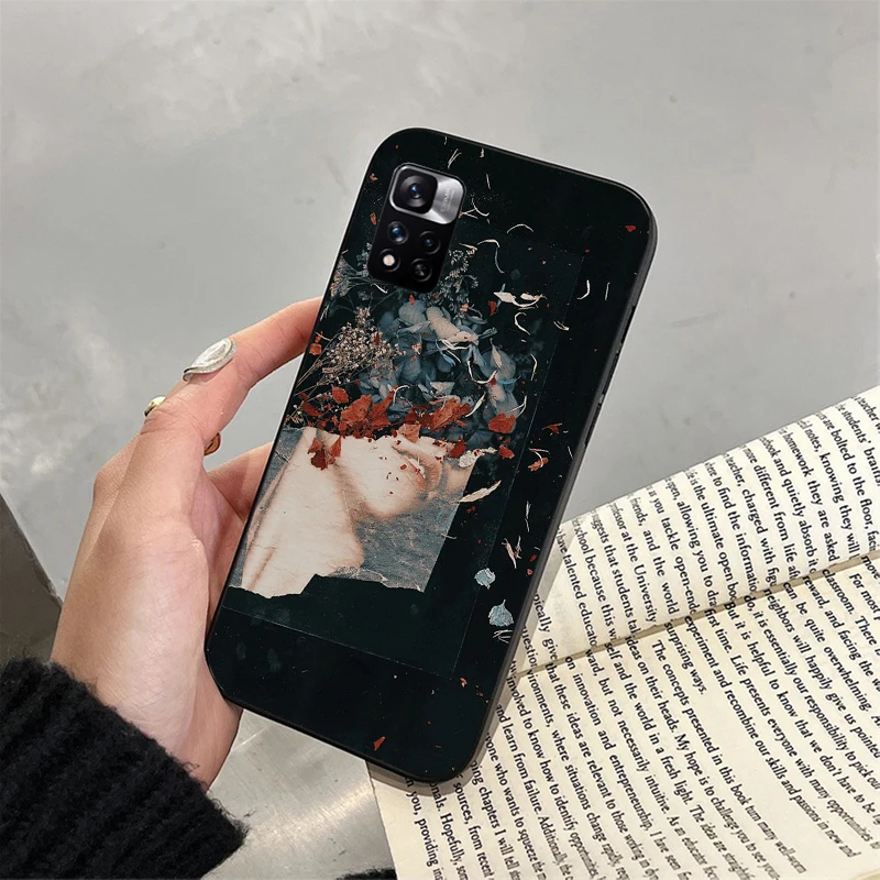 Man Art Artwork Phone Case For Xiaomi Redmi note 13 12 Pro 11S 11 10 Pro 10S 12S Redmi 13 10 13C