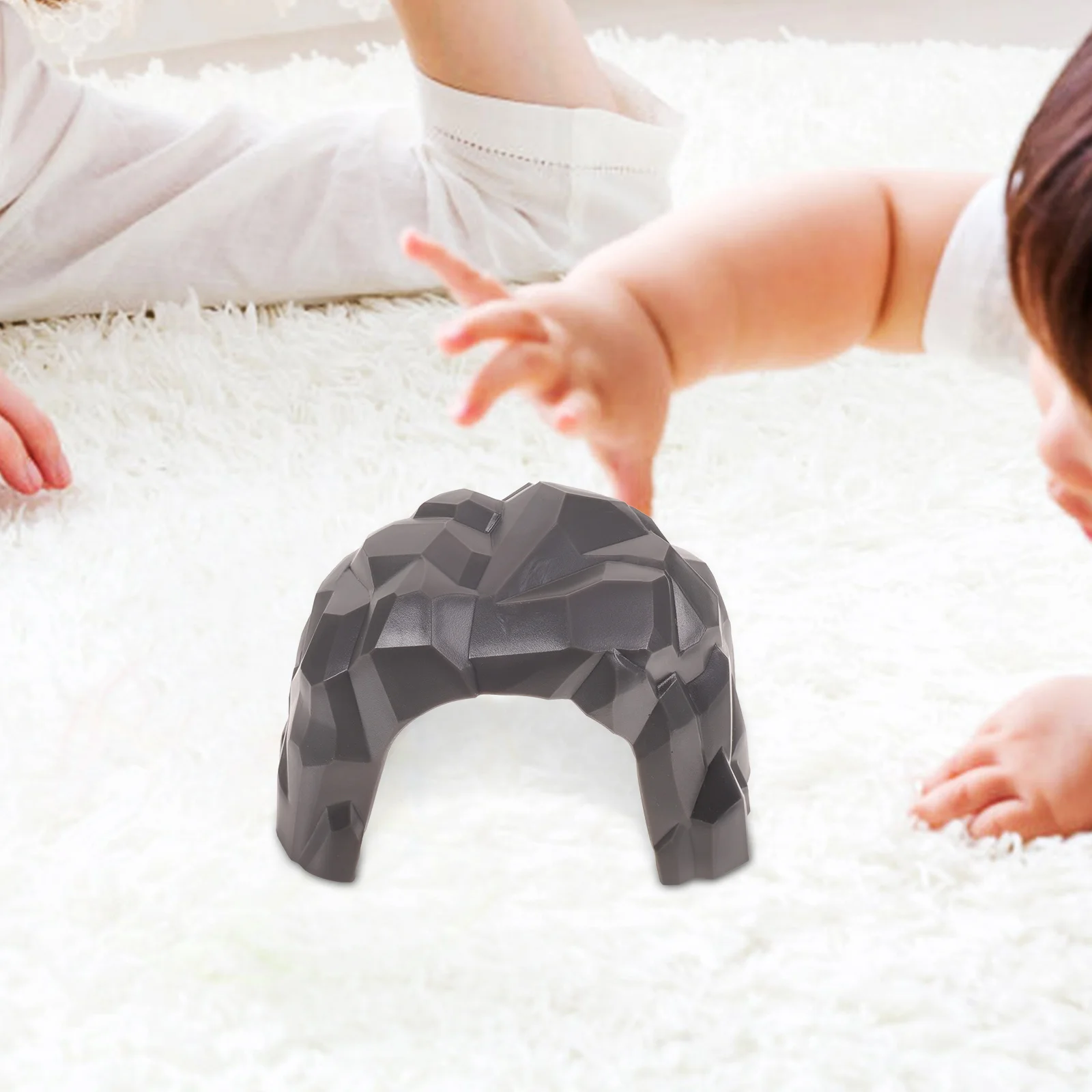 Mini tunnel de train en plastique pour enfants, jouet de diversification, bricolage amusant, modèle décoratif pour les jeux, 2 pièces