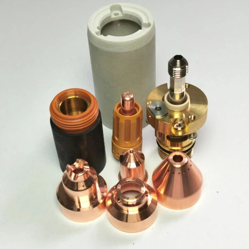PWM65-105A Torch Consumables: Main Body 228716, Mounting Sleeve 228735 228736 220737