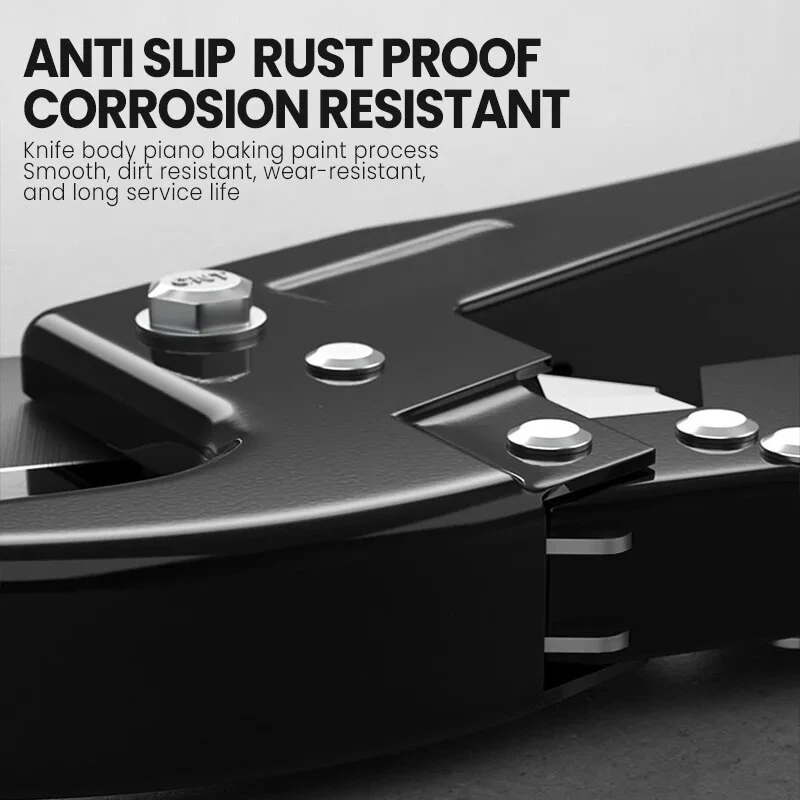 Pipe Cutter 32-42MM Pipe Scissors SK5 Material Ratchet PVC/PU/PP/PE Hose Pipe Cutter Scissors Hand Tools Repair Tools