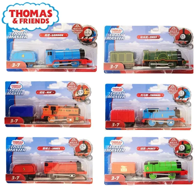 Original Thomas and Friends Electric Train Toys for Boys Track Master Series Diecast Percy YONG BAO Selty Diesel Children Gift