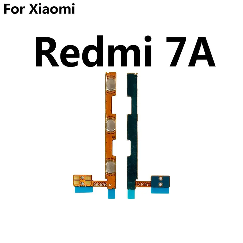 New Power on/off & volume up/down buttons flex cable Replacement for Xiaomi Redmi 7 7A 8 8A 9 9A Redmi Note 7 8 9 Pro