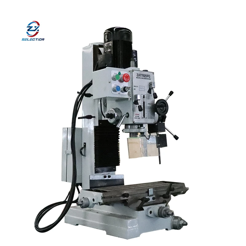 Table milling machine mini drilling milling machine ZAY7025 small drilling and milling machine with various speed function