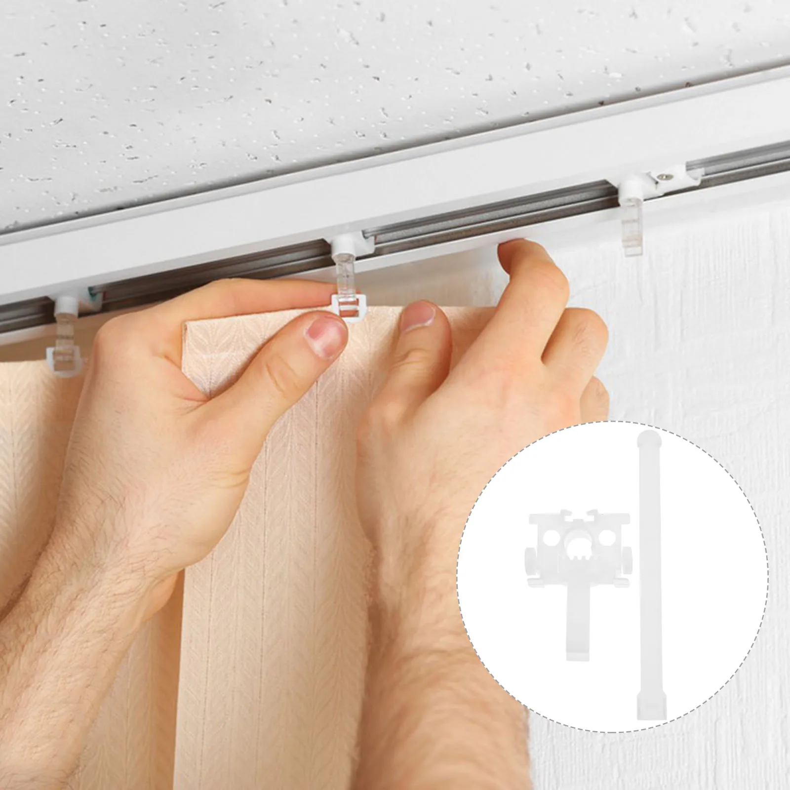 12 Set di Kit di Riparazione per Tende Verticali, Parti in Plastica per Riparazione e Restauro di Tende