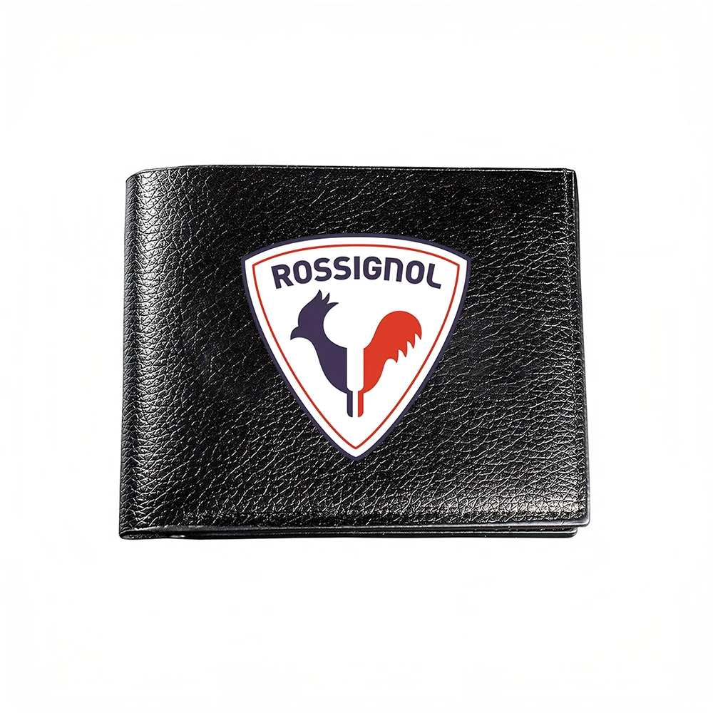 Rooster Emblem Shield Design Men's Wallet Card Holder Casual Business Fashion Print Style Accessory