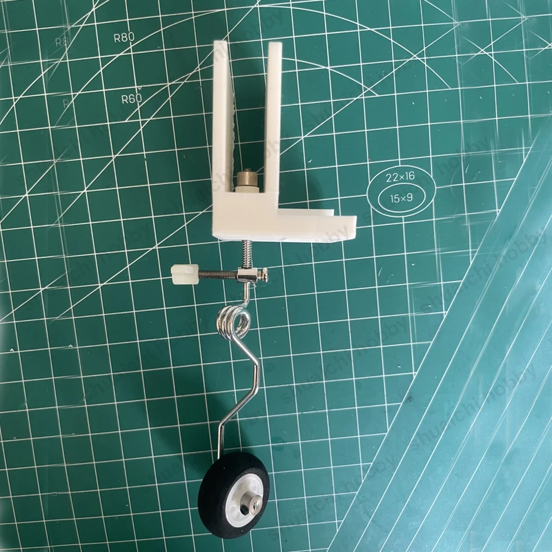 Kit d'assemblage de train d'atterrissage de direction pour modèle SU27, avec siège imprimé en 3D, fil d'acier de 2mm pour avion à voilure fixe RC, 1 ensemble