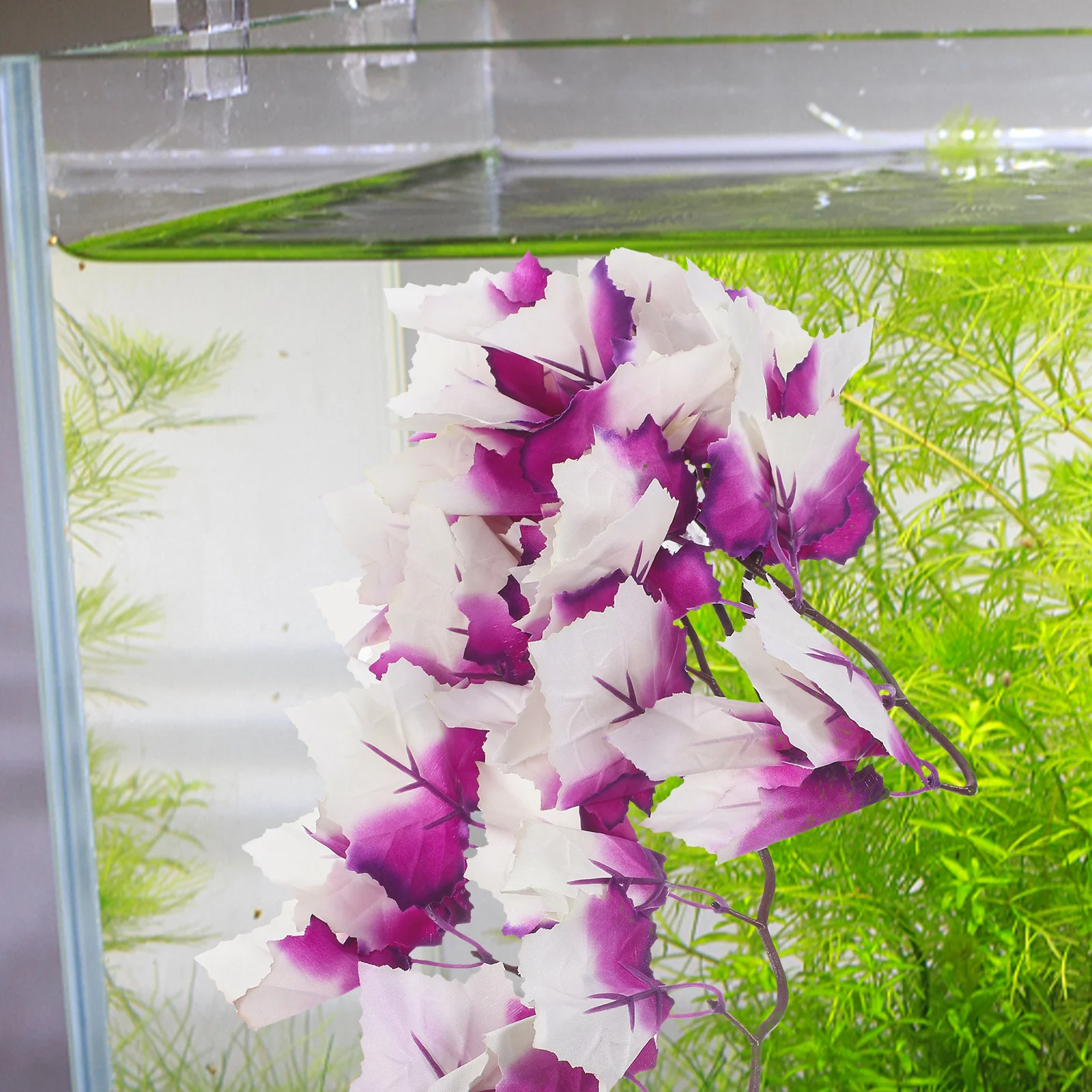 

Simulated Aquatic Plants Realistic Artificial Fish Tank Decor Easy Seaweed Aquarium Safe Water Plants Rattan Indoor Pet