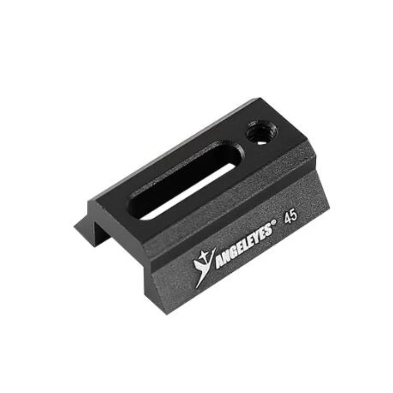 Agnicy 45mm Star Guide Mirror Small Dovetail Plate Dovetail Slot Red & Black Telescope Astronomical Accessory