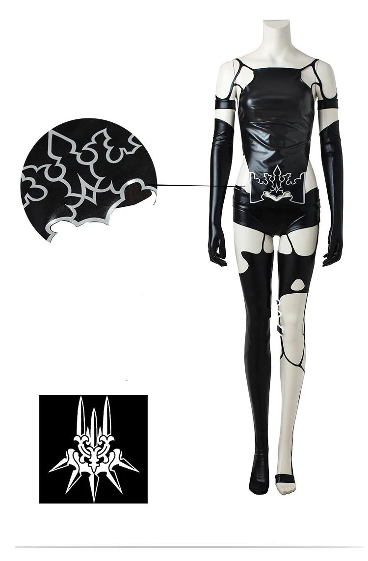 Gioco Cosplay NieR:Automata A2 Costume Cosplay donna Halloween Carnival Party Sexy A2 Costume NieR Automata