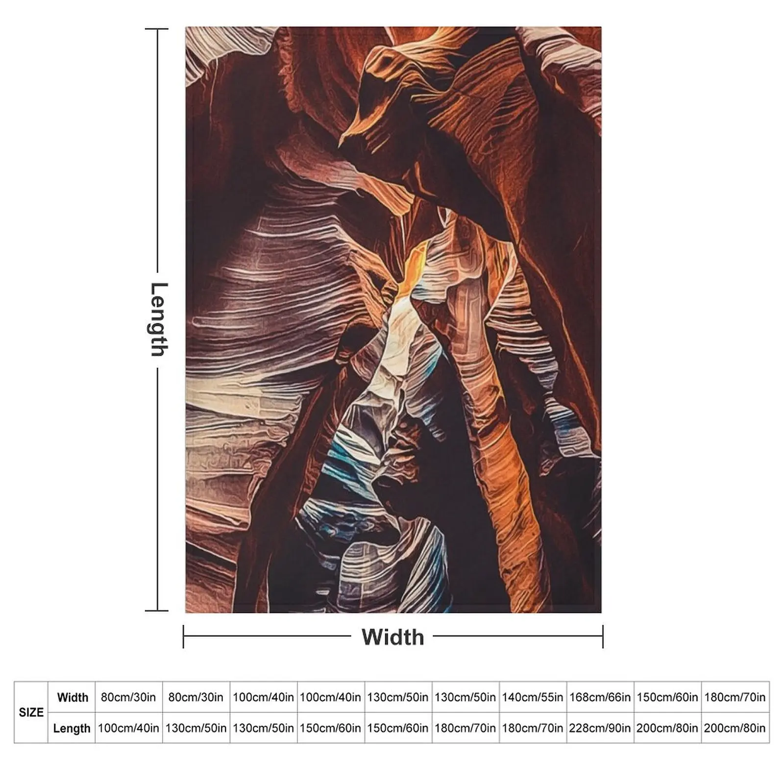 Navajo Upper Antelope Canyon, Slot Antelope Canyon American Southwest, Inside Of The Upper Antelope Canyon, Upper Throw Blanket