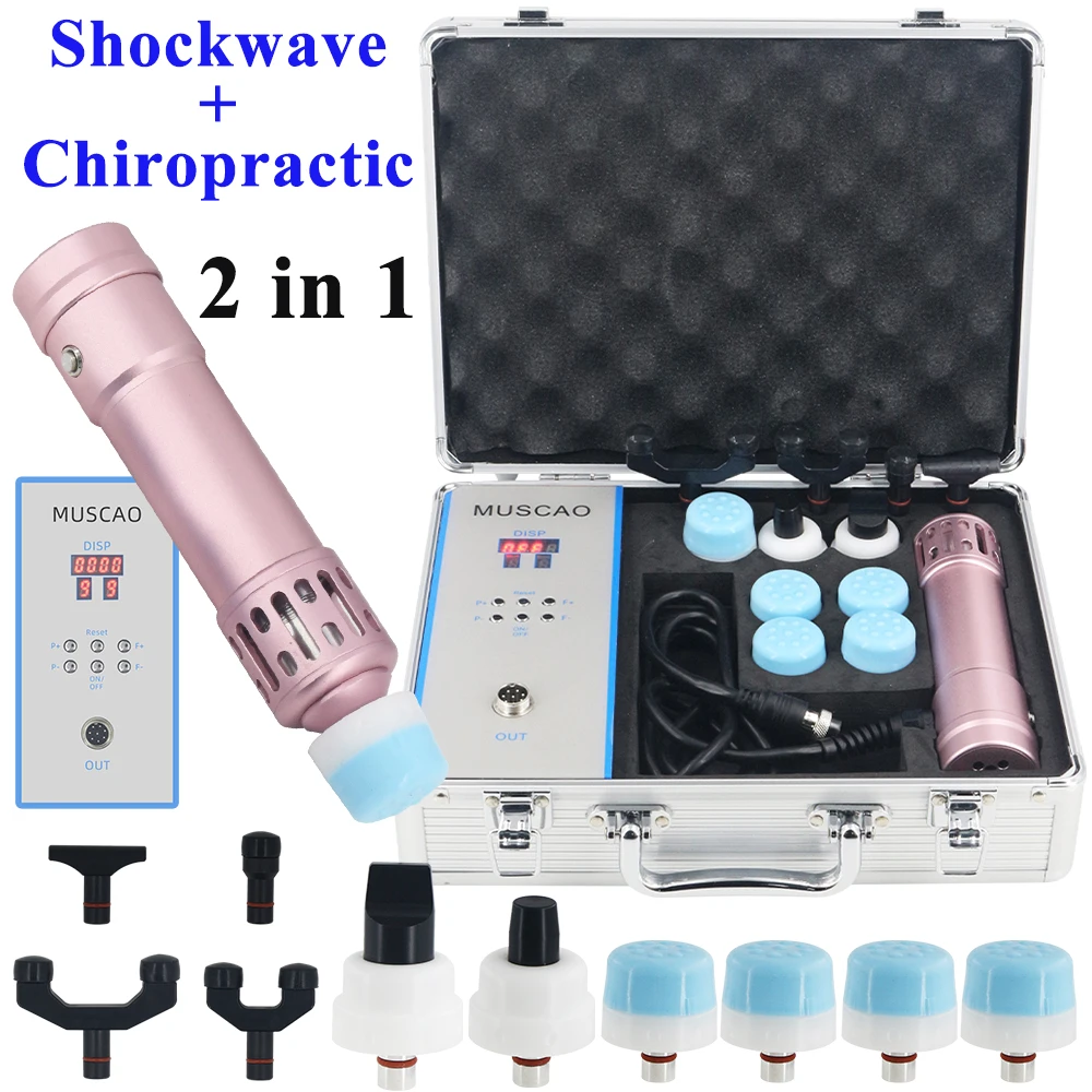 

Shockwave Therapy Machine with 11 Head Chiropractic Treatment Body Relaxation Pain Relieve Shock Wave Instrument