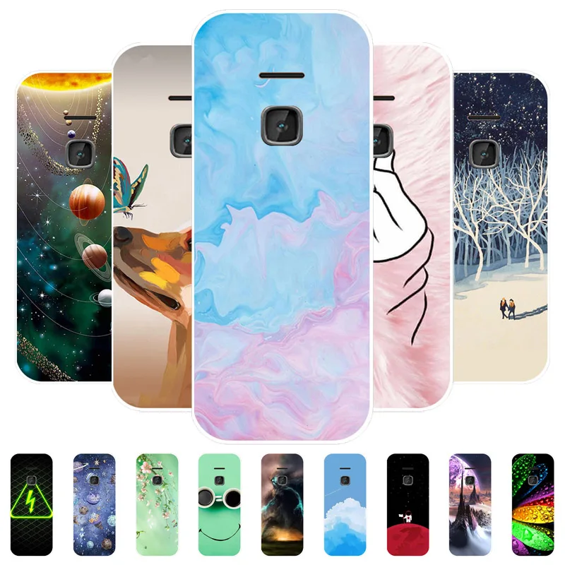Funda para Nokia 225 4G Coque transparente suave TPU funda de teléfono para Nokia 225 4G 2020 TA-1321 TA-1296 TA-1279 Fundas