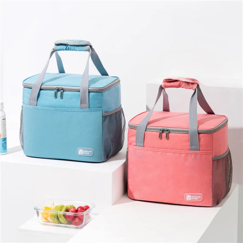 Insulation Lunch Bags Outdoor Picnic Portable Waterproof Food Lunch Holders Fresh-keeping Lunch Handbags Cooler Thermal Bag