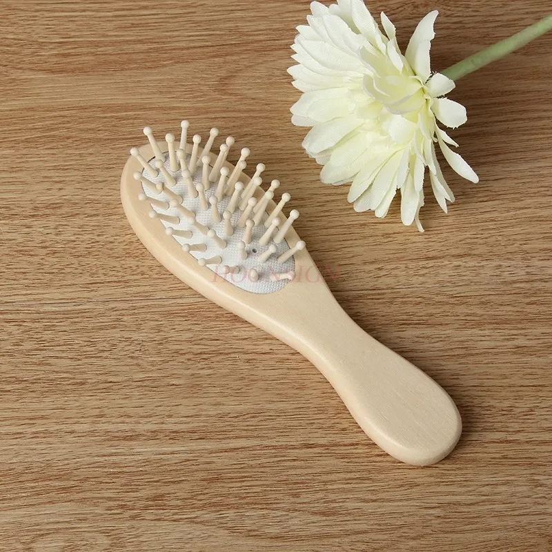 مشط تدليك الوسادة الهوائية، مشط الشعر، مشط تجعيد الشعر، مشط خشبي مضاد للكهرباء الساكنة #3