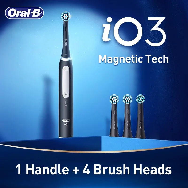 Oral B Elektrische tandenborstel IO-serie Oplaadbaar Waterdicht Slimme roterende timing Elektronische tandenborstels iO2 iO3 iO4 iO7 iO9