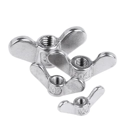304 Stainless Steel Special-Shaped Hand Screw Nut Big ear Butterfly Nuts Ram Screw Nut Claw Nut M4 M5 M6 -M20