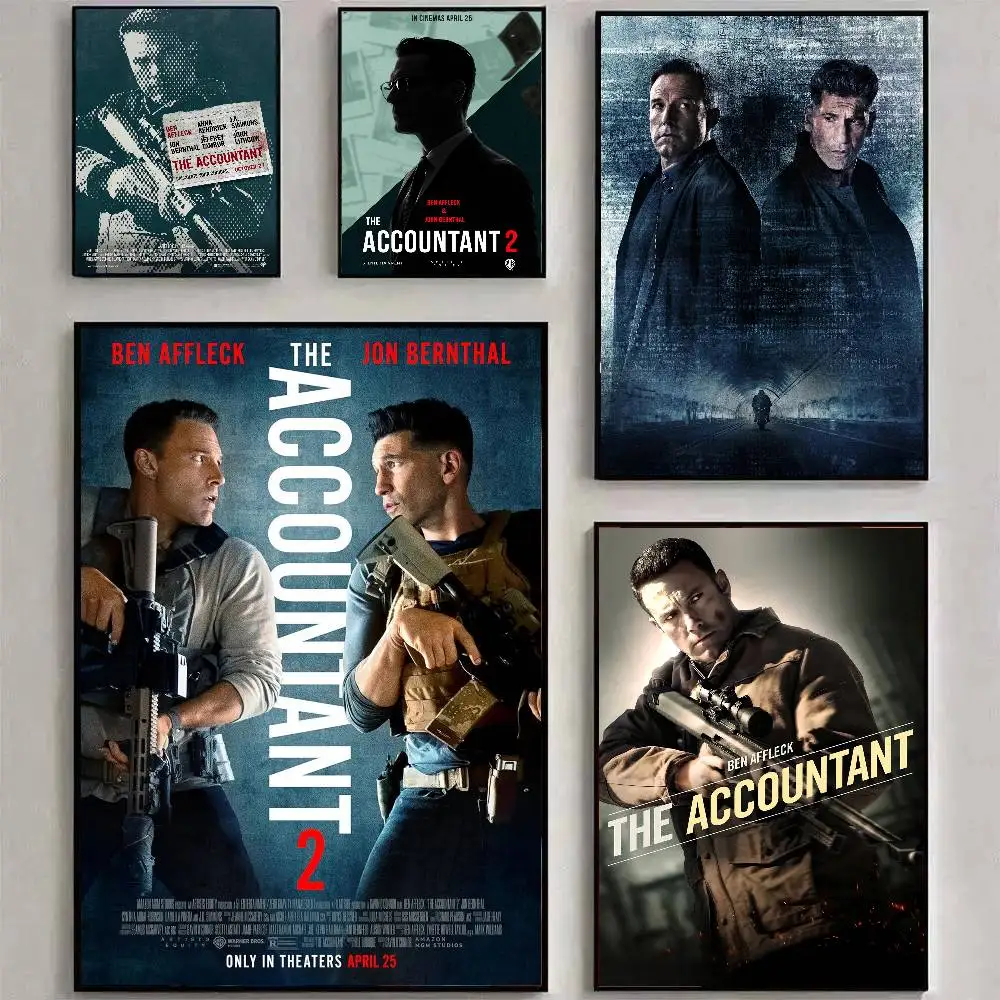 Action Thriller The A-Accountant 2 Art Sticky Wall Waterproof Home Living Room Bedroom Bar Aesthetic Decoration