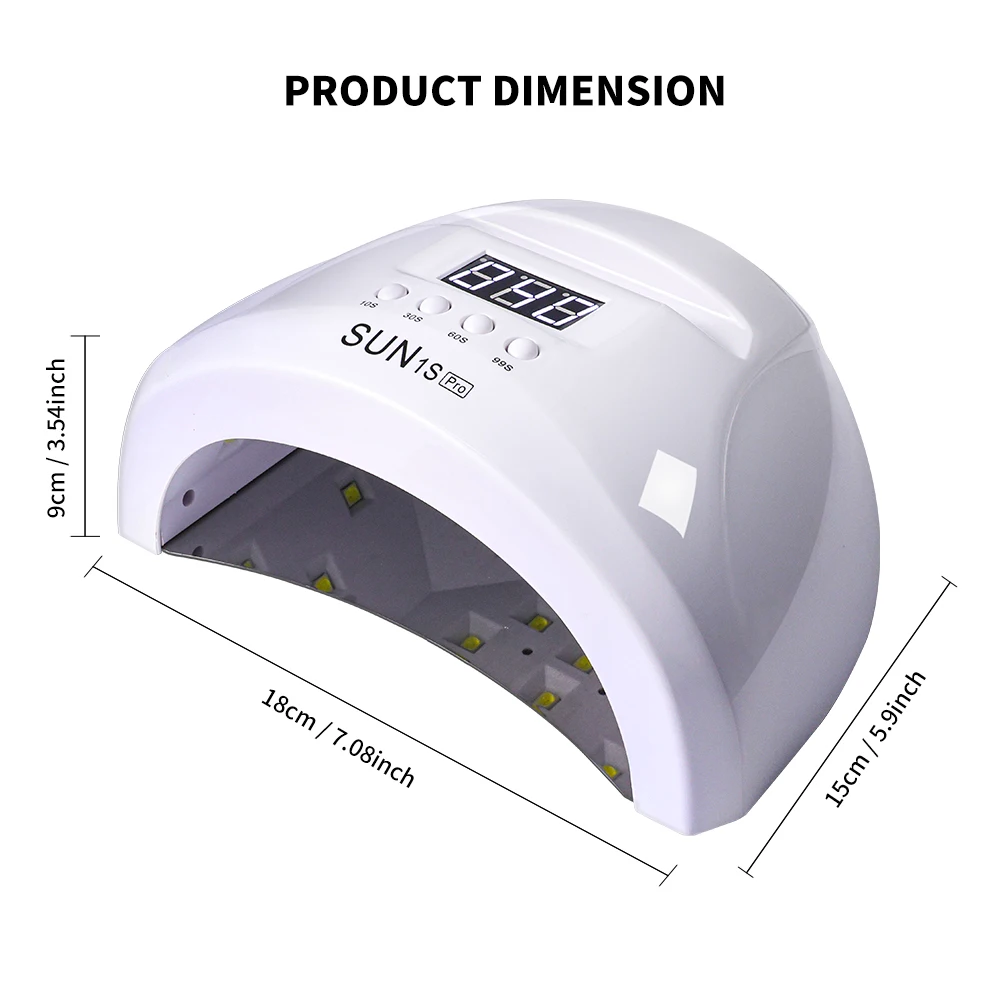 SUN 1s Pro UV Nail Dryer Gel Polish Drying Lamp 30LED Nail Curing Lamp Nail Art Phototherapy Machine Tools Nail Art Machine