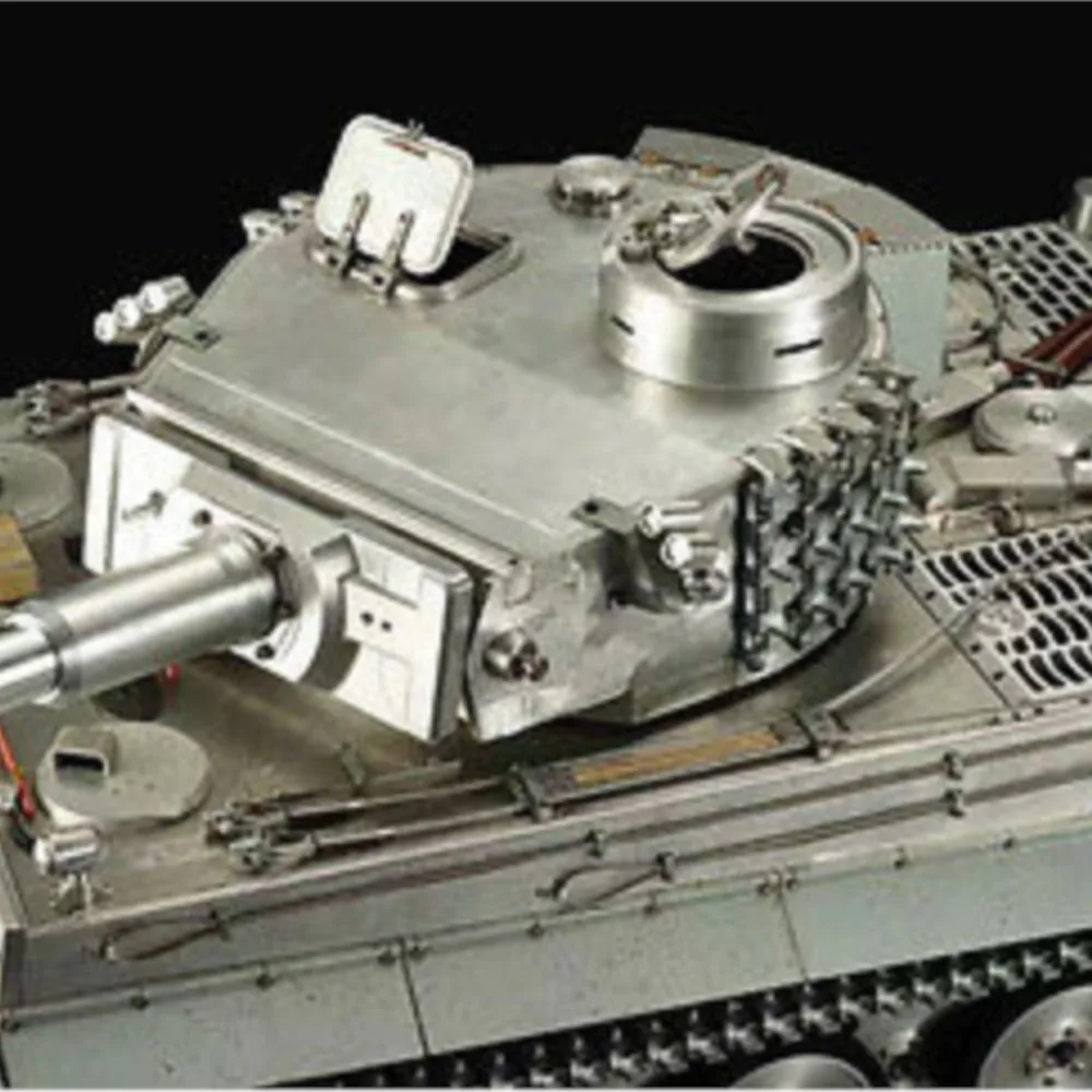 Czołg zdalnie sterowany HENG LONG RC, w całości metalowy, skala 1/8, niemiecki Giant Tiger I 3818 RTR, model zabawka dla chłopca, prezent do gry, TH16450