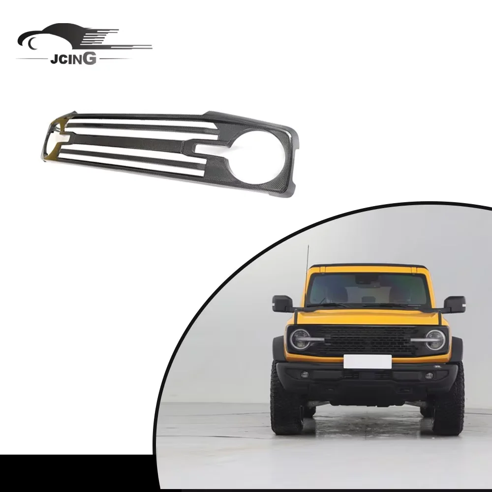 

Решетка радиатора JC из углеродного волокна для Ford Bronco 2021-2022