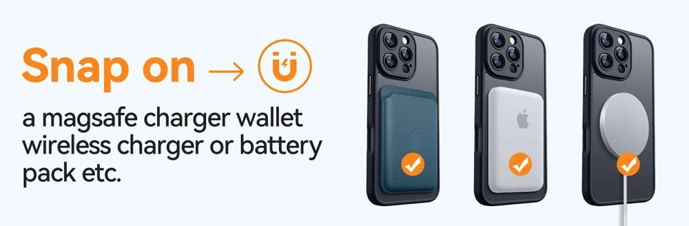 Luxury Matte Translucent Shockproof Magnetic Case For iPhone 17 Pro Max 16 15 14 Plus 13 12 11 Pro Max 17Air 16e Magsafe Cover - náhled 5