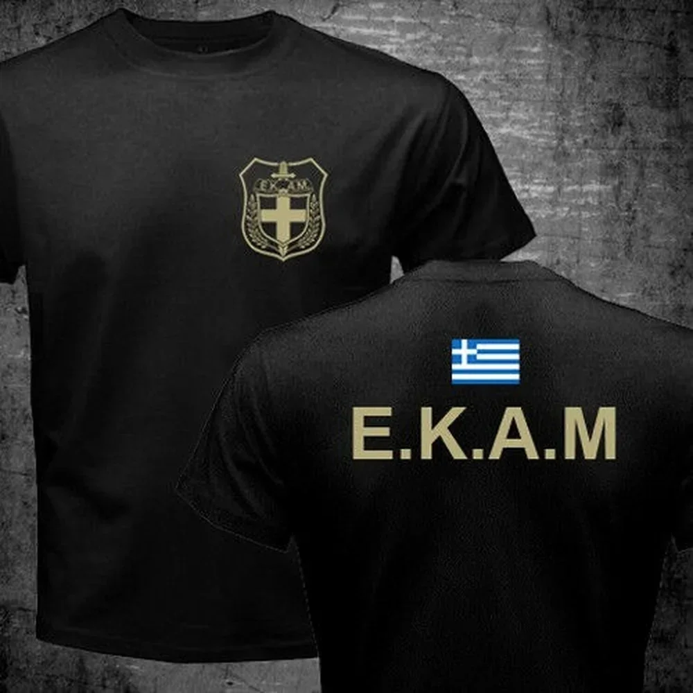 Short Sleeve Casual Mens T-shirt Size S-5XL Greece Counter Terrorist Unit EKAM Special Forces T-Shirt 100% Cotton O-Neck Summer