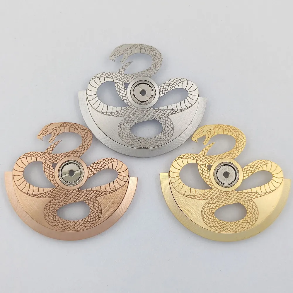 NH35 ساعة الدوارات حركات ثعبان نمط تتأرجح الوزن الدوارات يناسب NH34 NH35 NH36 NH38 حركات ساعة استبدال أجزاء