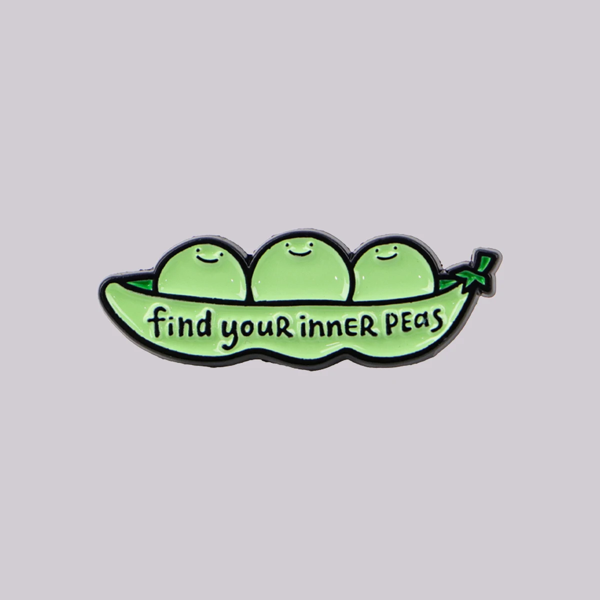 find your inner peas Enamel Pin Quotes Brooch Lapel Pins Badge on Backpack Clothing Accessories Funny Jewelry Friends Gifts