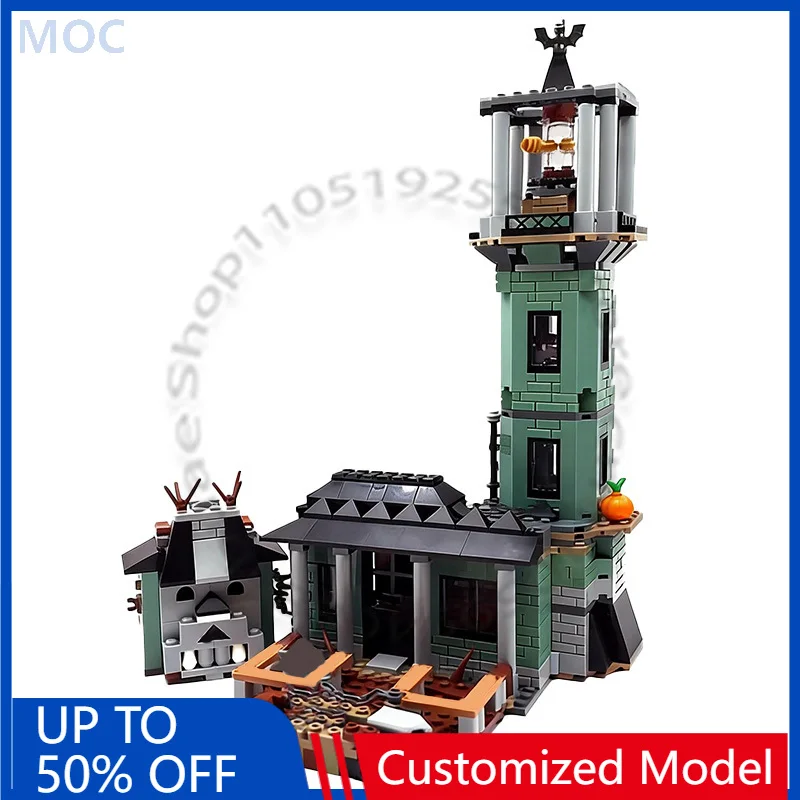 

730 PCS City Engineering 31167 Haunted Lighthouse MOC Customize Modular Building Block Popular Design DIY Boys Festival Toy Gift