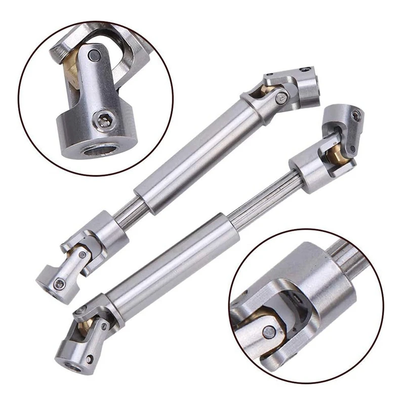 Metal Longitudinal Drive Shaft For SCX10 90046 TRX4 And Other 313MM Wheelbase Hill Climbing Vehicles