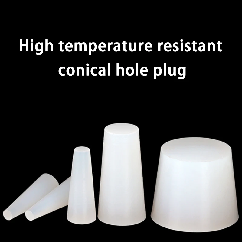 1-5Pcs Silicone Plug ID13-95mm OD8-78mm Laboratory Test Tube Plug Bottle Cap Heat-Resistant Water Pipe Push In Conical Seal