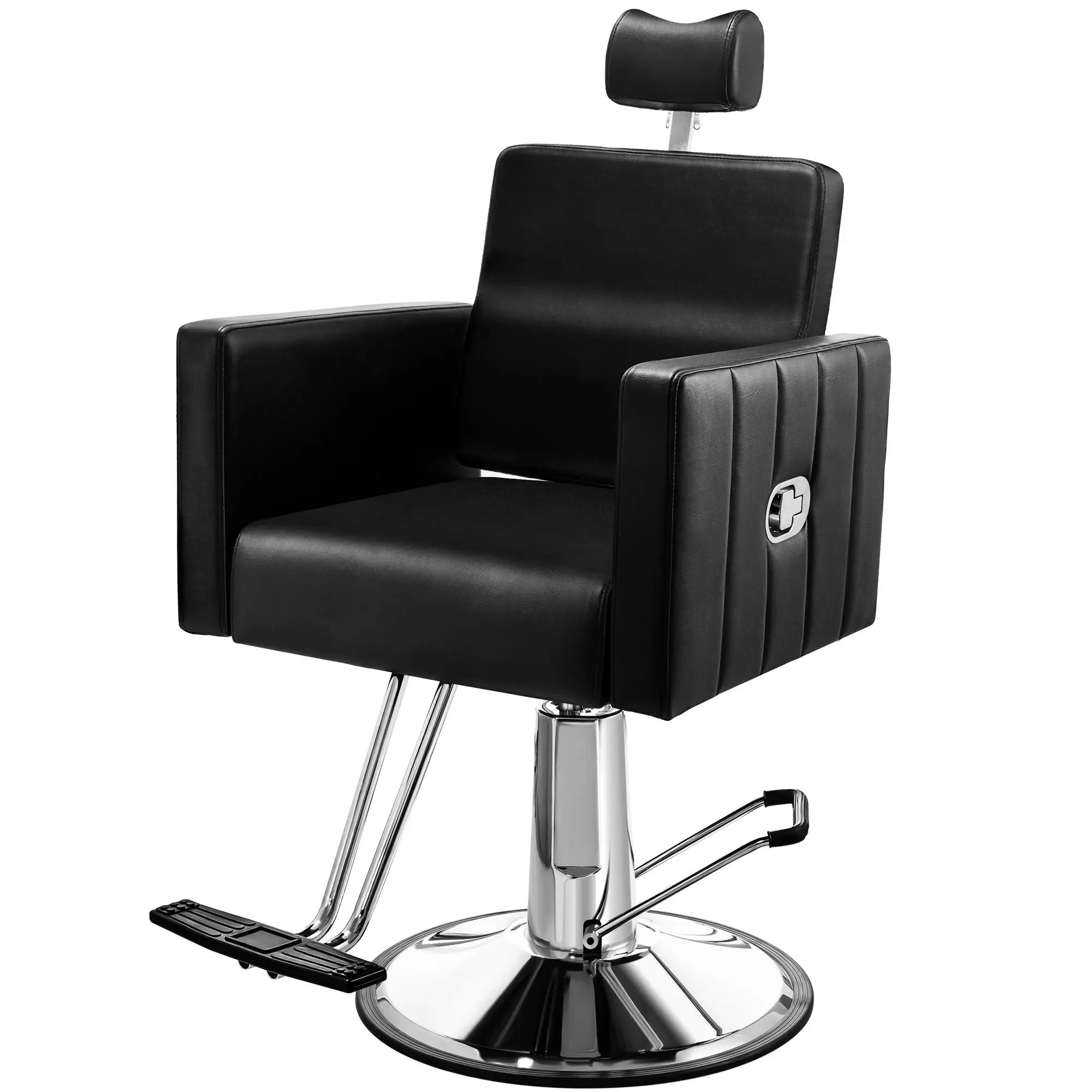 Barber Chair, Baasha Reclining Chair for Hair Stylist, All Purpose Styling Chair with Heavy Duty Hydraulic Pump