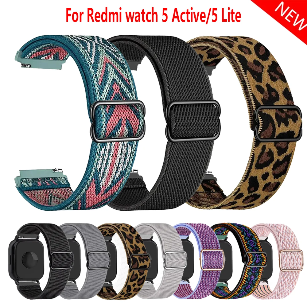 �y�Z�[�����z�ʋC���̂���i�C�����X�g���b�v Redmi watch 5 Active/5 Lite �X�}�[�g�E�H�b�`�p �����\�ȐL�k���u���X���b�g correa redmi watch 5 active �X�g���b�v