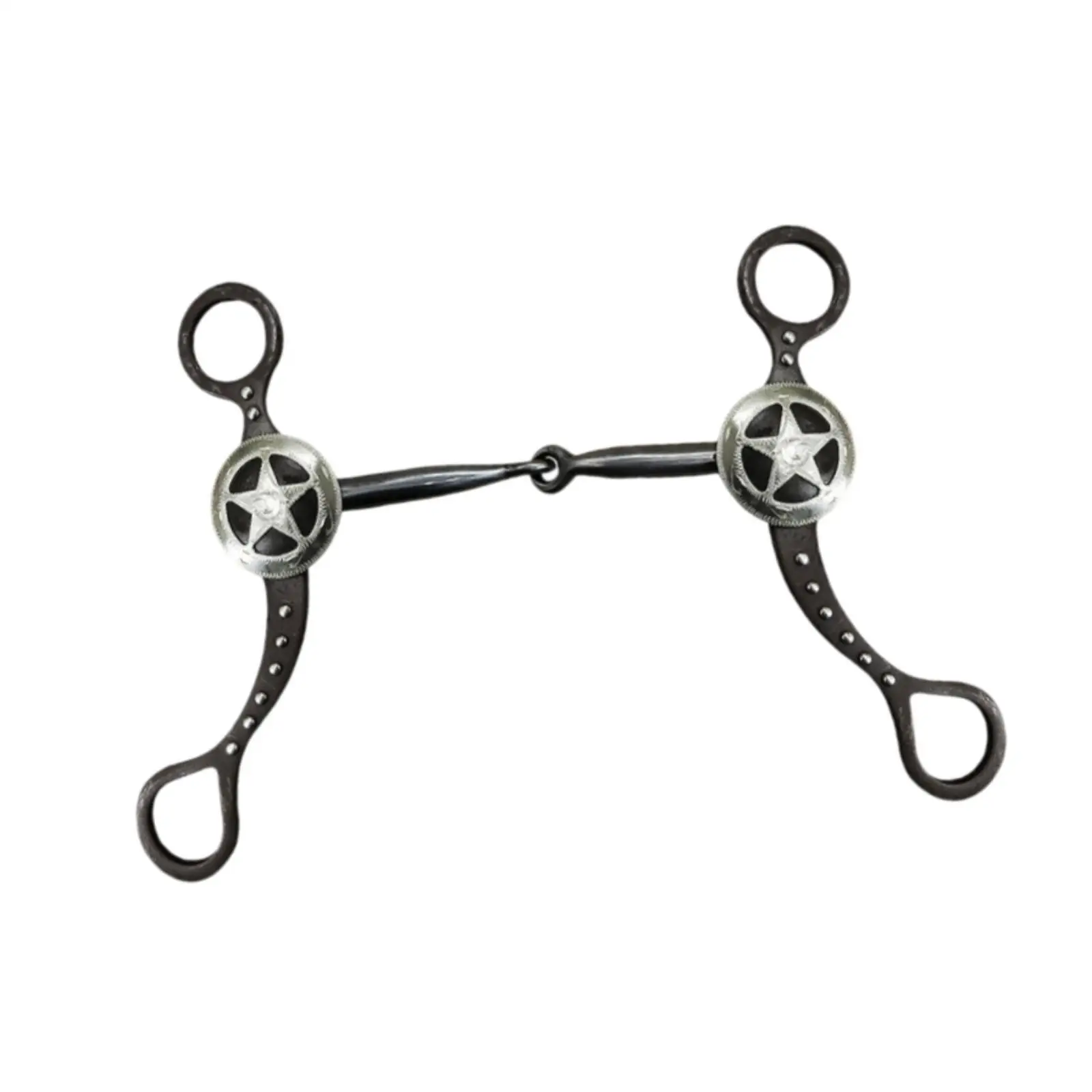 Horse Bit Professional Horse Equipment for Horse Racing Accessory Horse Chewing Training Bit Stainless Steel Horse Snaffle Bit