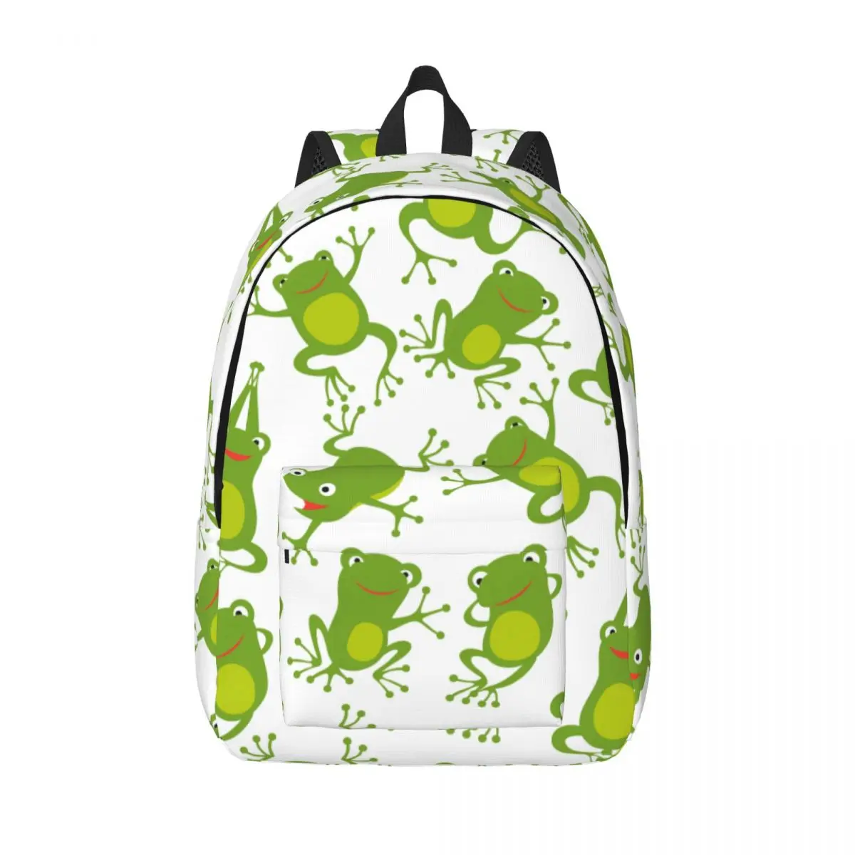 

Men Women Backpack Large Capacity School Backpack for Student Cartoon Cute Frogs School Bag