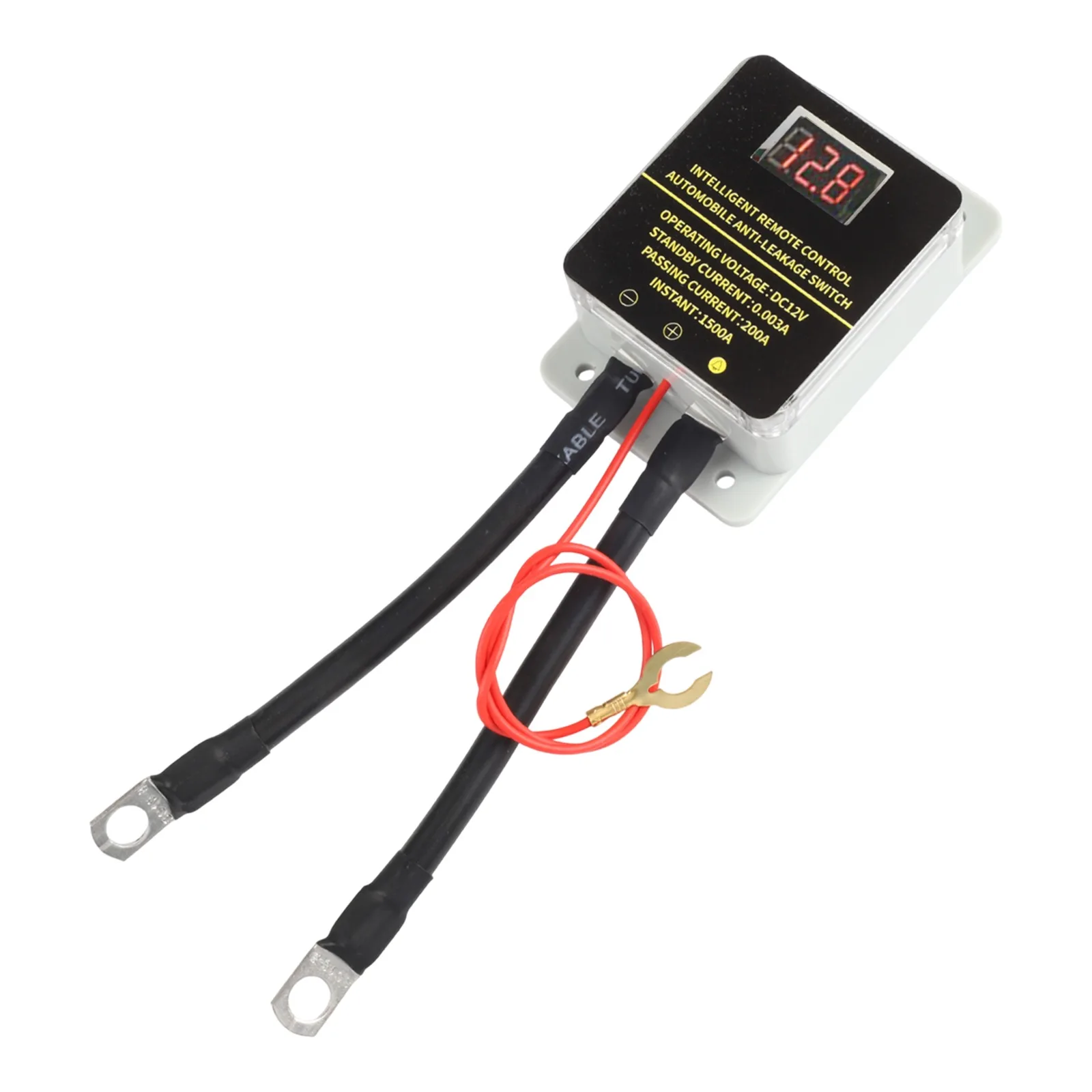 Black Car Battery Isolator Switch Battery Disconnect Switch Efficient Power Isolation Enhanced Convenience Long-lasting Use