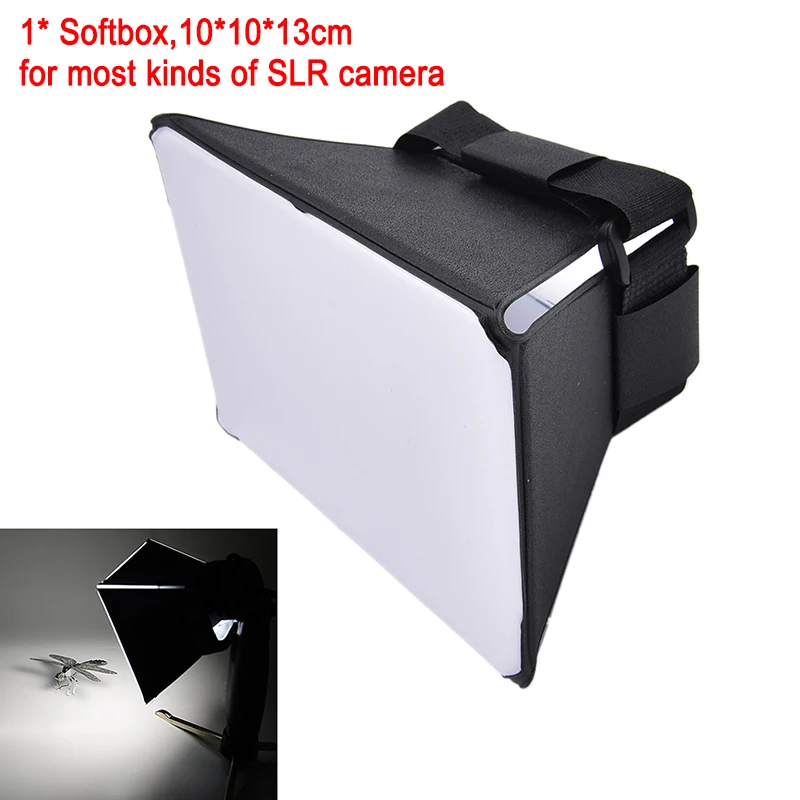 1PC 30*27cm Hot Portable Flash Diffuser Softbox Reflector for SLR cameras Universal