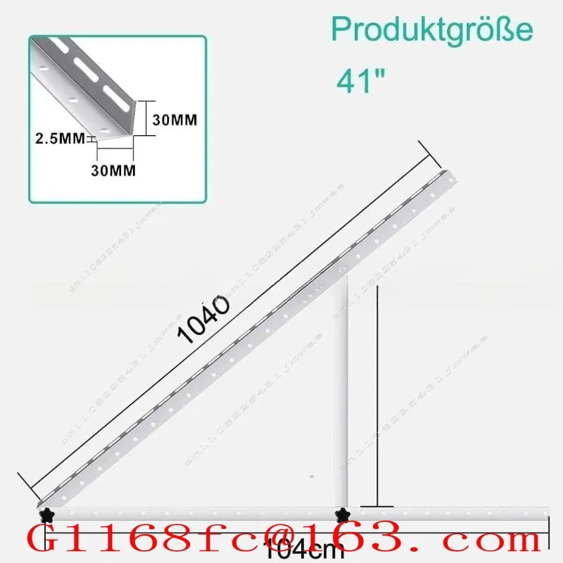 41-Inch Tripod Lightweight Foldable Aluminum Alloy Photovoltaic Bracket Portable 350W Solar Panel Bracket, Parts