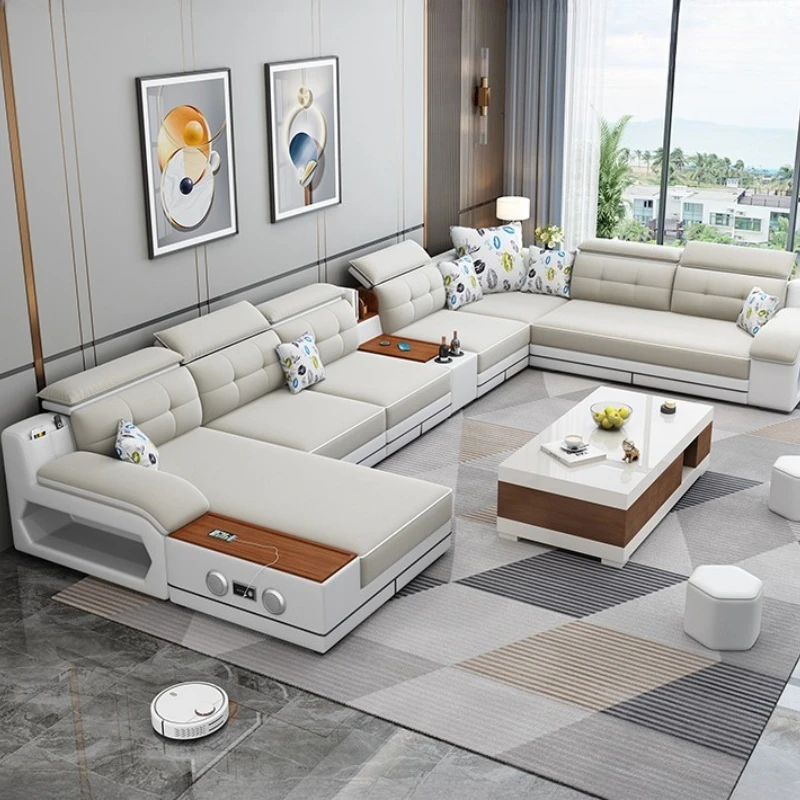 غرفة المعيشة الأرائك الحديثة الحد الأدنى الشمال النسيج الاسترخاء الكراسي الأرائك شقة مستقيمة Divani Da Soggiorno أثاث المنزل #3